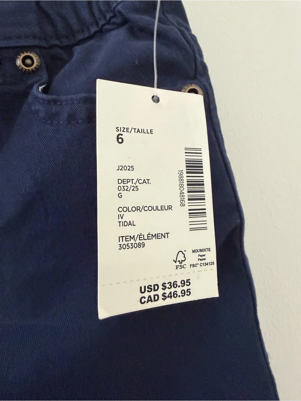 Gymboree Boys' Navy Cotton Pull on Shorts NWT size 6